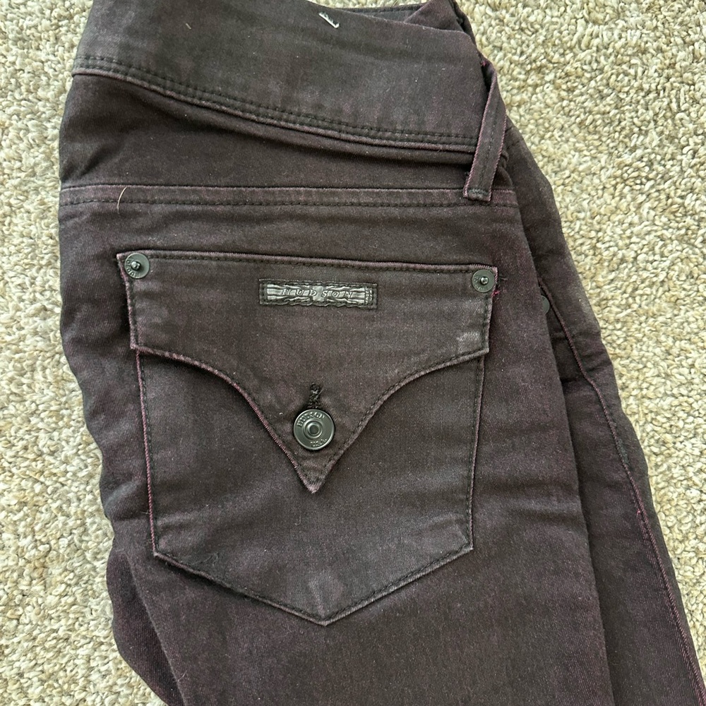 Hudson - purple skinny jeans